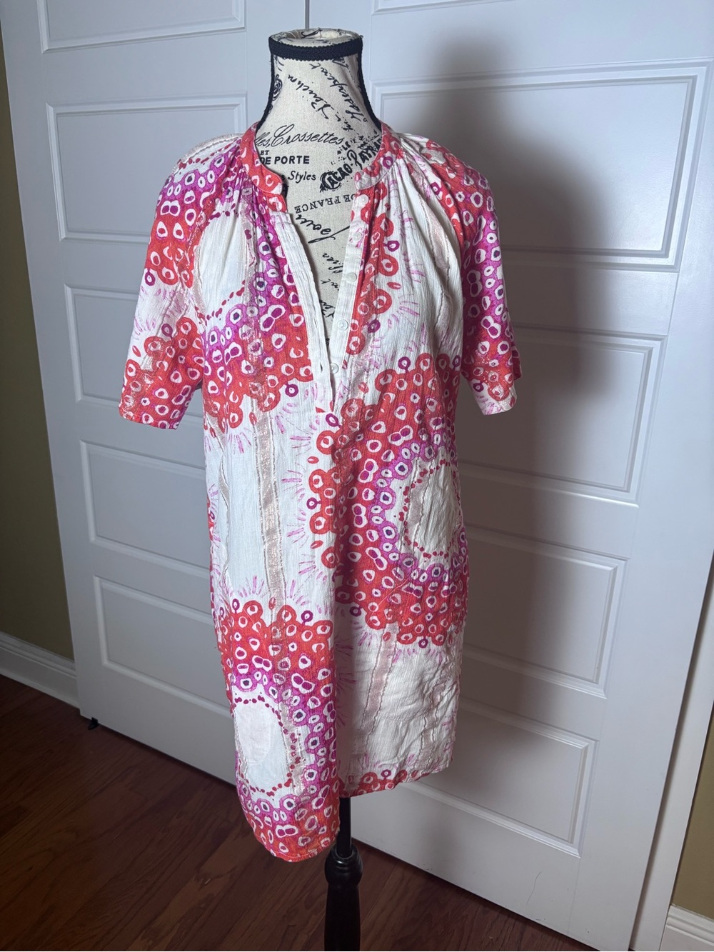 Oliphant Abstract Tunic Mini Dress